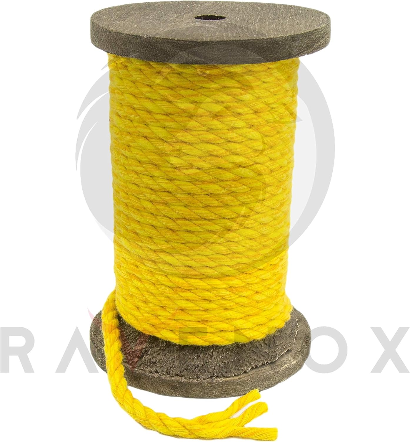 Ravenox – Cuerda de algodón trenzado natural, fabricada en los Estados Unidos, fuerte cordón múltiple para deportes, decoración, juguetes de