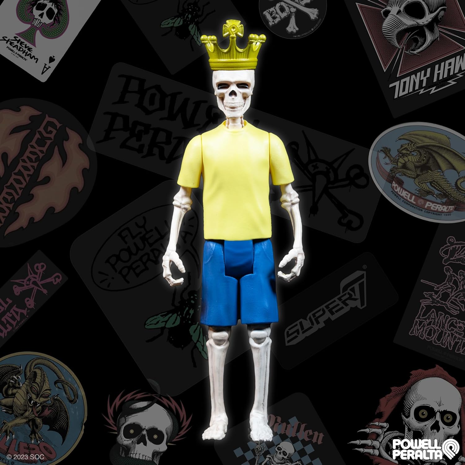 Super7 Figura de reacción Powell-Peralta Wave 2 – Figura de reacción de Rodney Mullen
