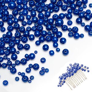 900 cuentas de perlas para la fabricación de joyas, cuentas de perlas azules con agujero de 0.118 in, 0.157 in, 0.197 in, 0.236 in, 0.315 in, 900 cuentas de perlas para la fabricación de joyas, cuentas de perlas azules con agujero de 0.118 in, 0.157 in, 0.197 in, 0.236 in, 0.315 in,