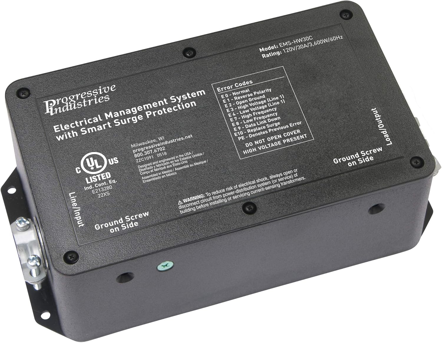 SSP-50X Protector contra sobretensiones RV – Adaptador RV de 50 amperios a 30 amperios – Analizador de circuitos Protector de sobretensiones