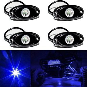 Luces de roca LED 4PODS, de neón impermeable, luz para bajos de la carrocería para automóvil, camioneta, ATV, UTV, SUV, Jeep Offroad, lancha Luces de roca LED 4PODS, de neón impermeable, luz para bajos de la carrocería para automóvil, camioneta, ATV, UTV, SUV, Jeep Offroad, lancha