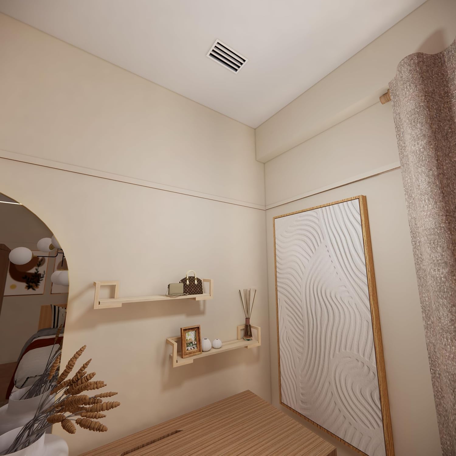Cubierta de ventilación de CA moderna de 8 x 6 – Ventilación de aire blanca decorativa – Difusor de ranura lineal estándar 100% aluminio – Rejilla