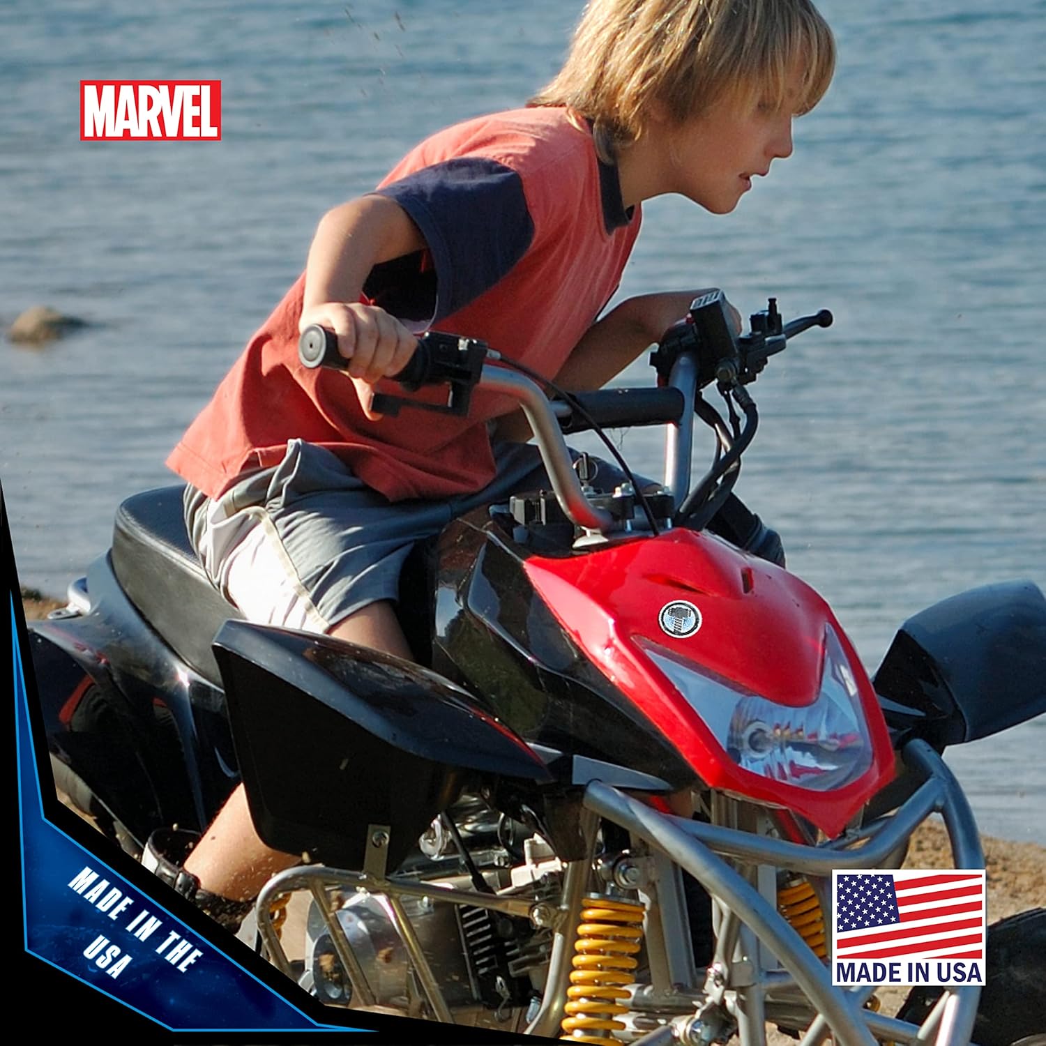 Marvel Thor – Juego de 3 calcomanías de vinilo para exteriores, para automóvil, laptop, computadora, botella de agua, calcomanías de Marvel para