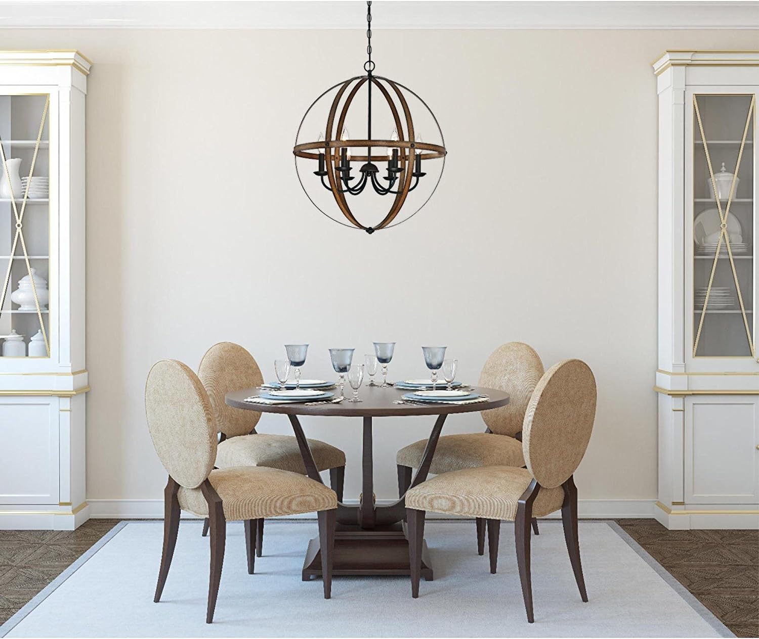 Westinghouse Stella Mira Candelabro con 6 luces para interiores