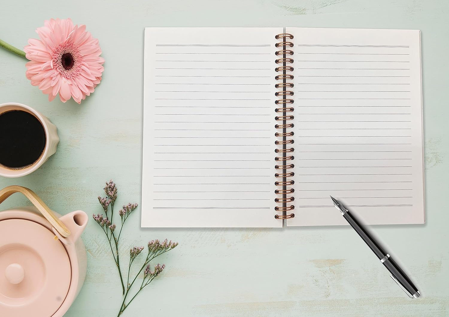 Cuaderno de diario con texto en inglés “Be Kind and Do Your Thing” con texto en espiral con texto en inglés “Be Kind and Do Your Thing” con texto en