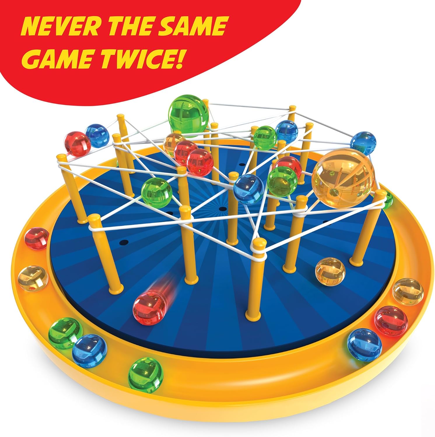 MindWare Juego de mesa de estrategia de cuerda apretada, diversión para aulas, 2-4 jugadores, tiempo de juego de 20 minutos, a partir de 6 años