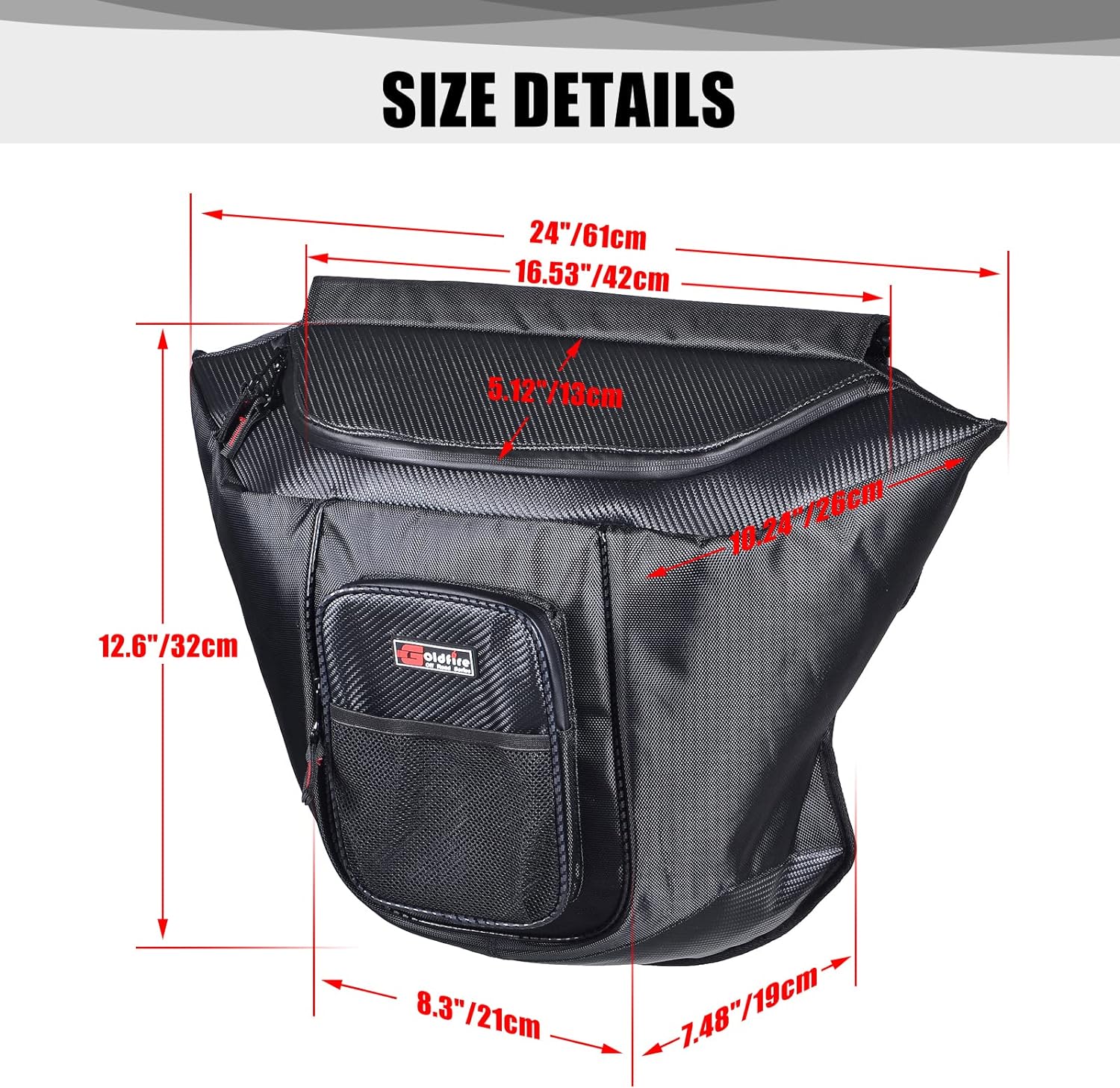 General 1000 Bolsa de almacenamiento, accesorios General 1000, bolsa de almacenamiento detrás del asiento, bolsa de asiento central UTV, bolsa de