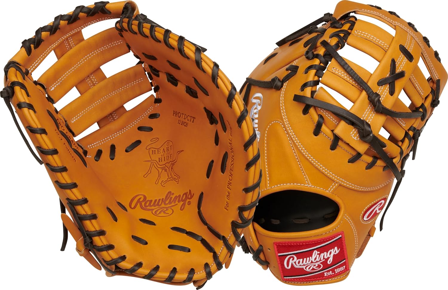 Rawlings Heart of The Hide RPROTDCTT – Manoplas de béisbol para primera base (13 pulgadas)