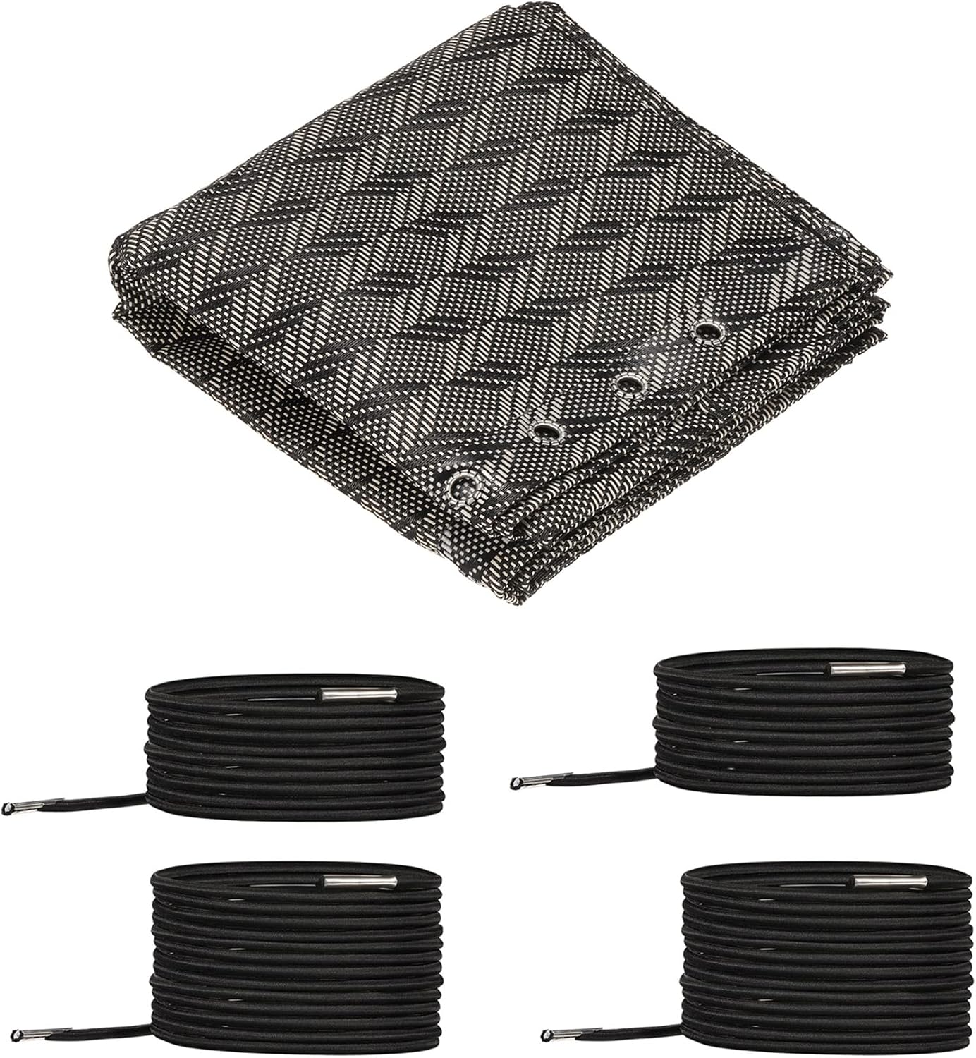PATIKIL Tela de repuesto para silla de gravedad, kit de herramientas de reparación de sillas reclinables con cordón para patio al aire libre, color
