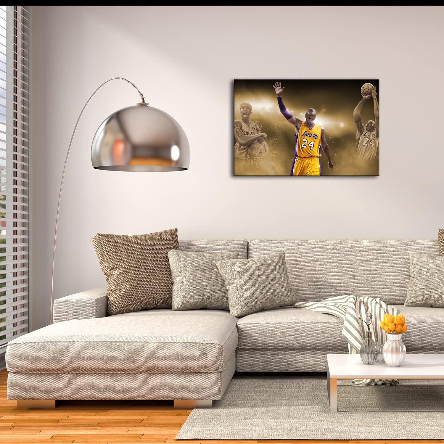Kobe Bryant – Pósteres artísticos en lienzo para pared, pintura enmarcada, decoración de pared, mentalidad de mamba, decoración del hogar para sala