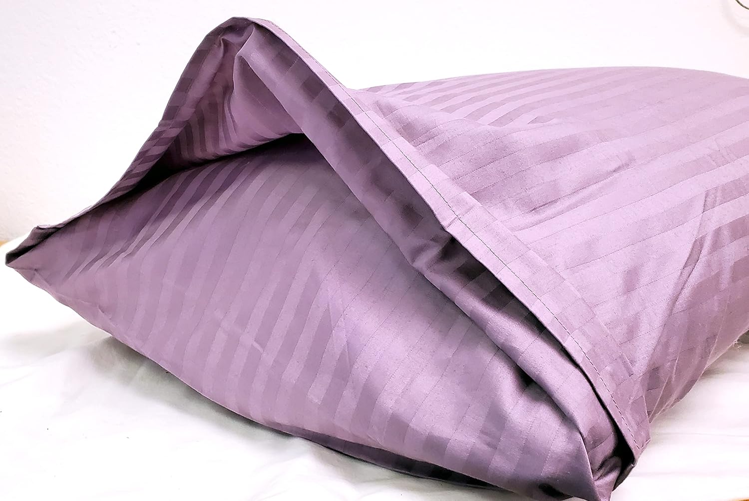 Juego de ropa de cama de 3 piezas, funda de edredón de 100 % algodón, súper suave, a rayas, tamaño Queen  matrimonial, color azul