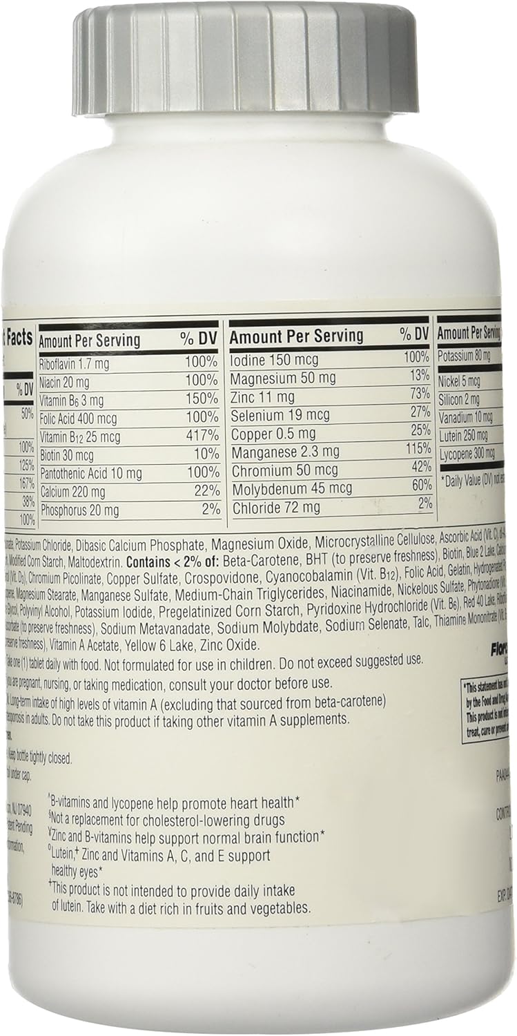 Centrum Multivitamínico y multimineral de plata- 285tabletas