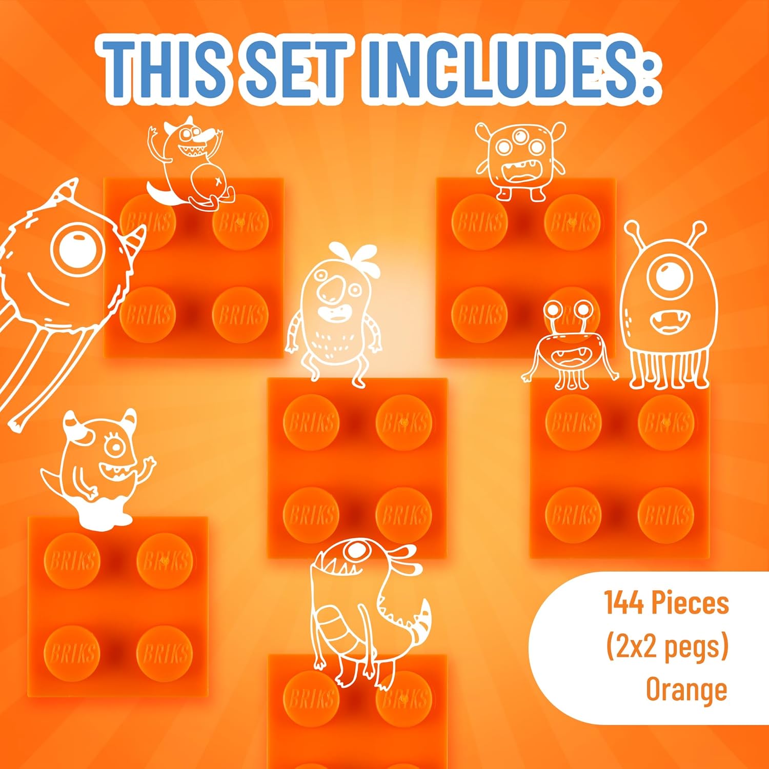 Strictly Briks – Classic Briks – Kit de iniciación de construcción 100 % compatible con todas las principales marcas de bloques