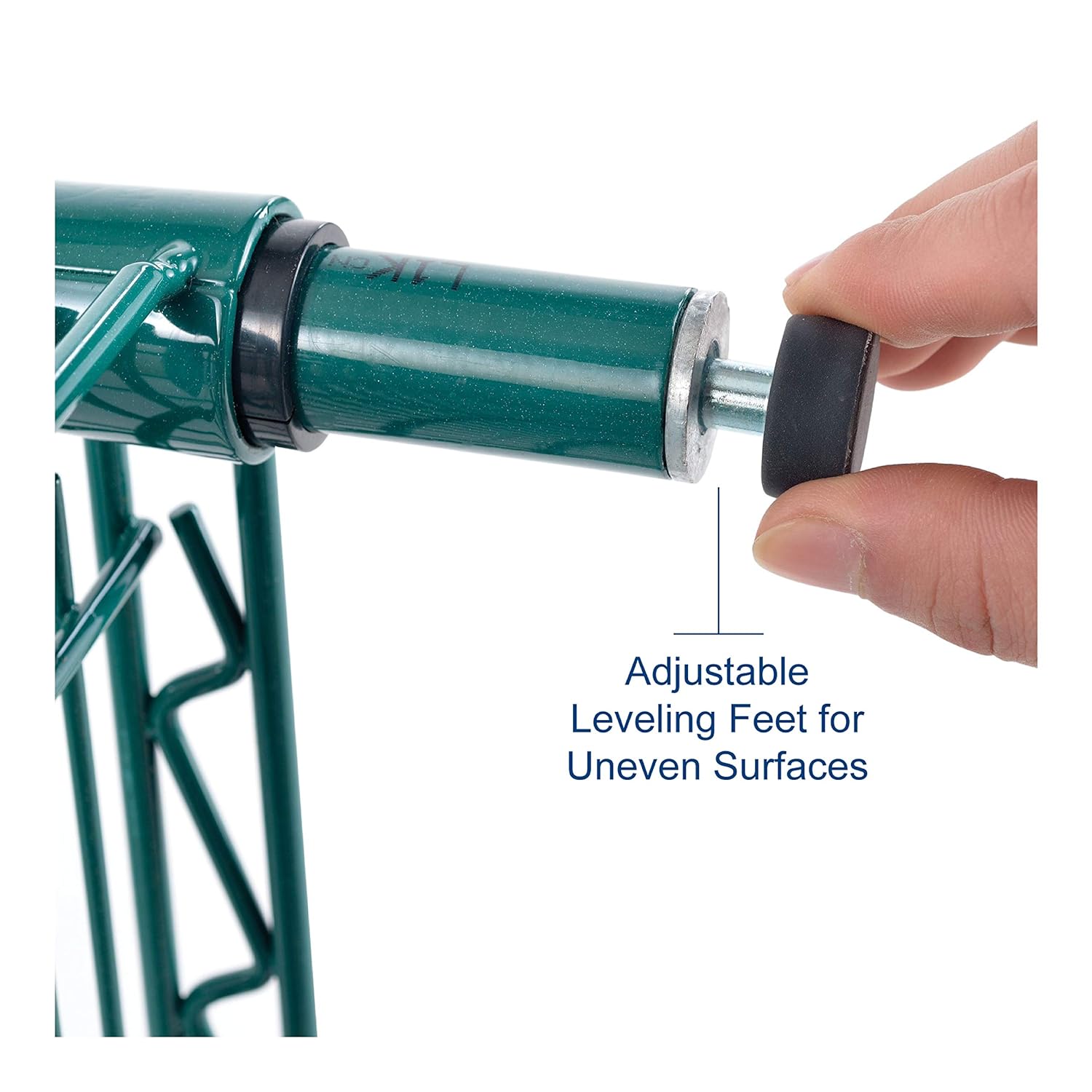 Nexel Estantería de alambre, epoxi verde, 72″ W X 18″ D X 63″ H
