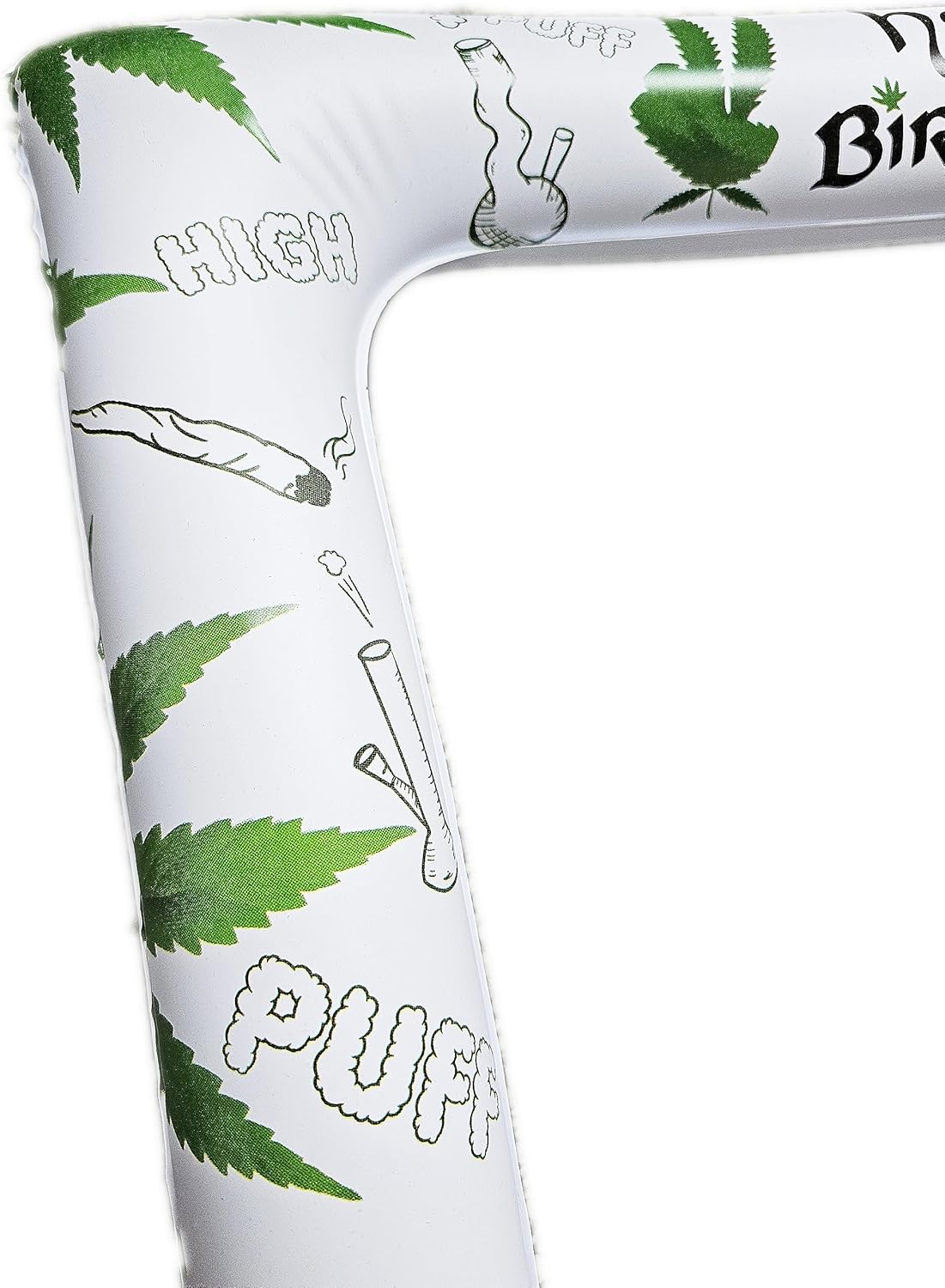 Fiesta de cumpleaños con temática de marihuana inflable para cabina de fotos y selfies, marihuana gigante, marihuana, marihuana, decoración de