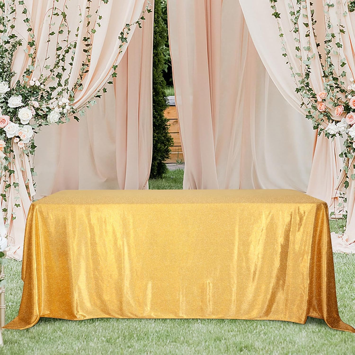 Mantel rectangular de lentejuelas de 60 x 102 pulgadas, mantel con purpurina brillante para fiestas, manteles decorativos brillantes para bodas,