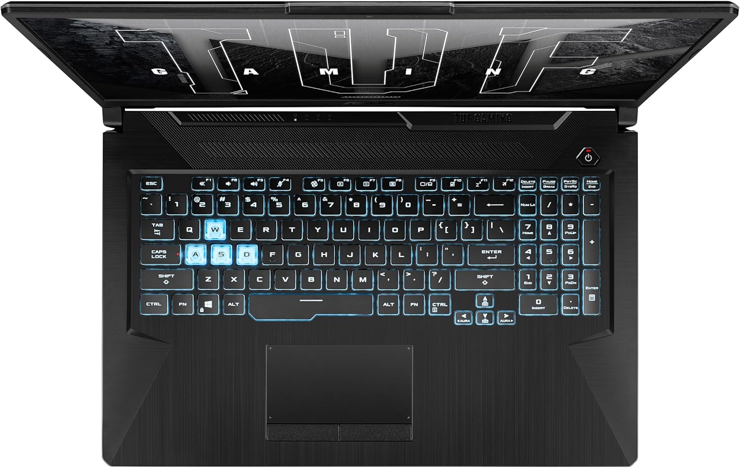 ASUS 2022  TUF Gaming F17  Intel Core i5-11400H 6-Core  NVIDIA GeForce RTX 3050 4GB  8GB DDR4  512GB SSD  17.3 pulgadas 1920 x 1800 144 Hz  Win10