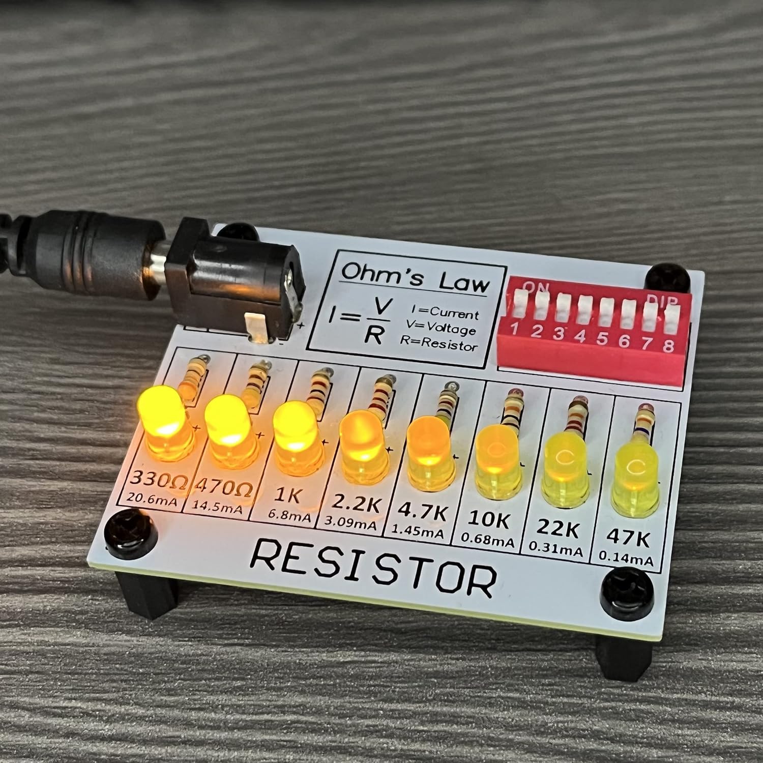 Aprender a los kits de soldadura Kit de práctica de soldadura Junta de formación electrónica de aprendizaje