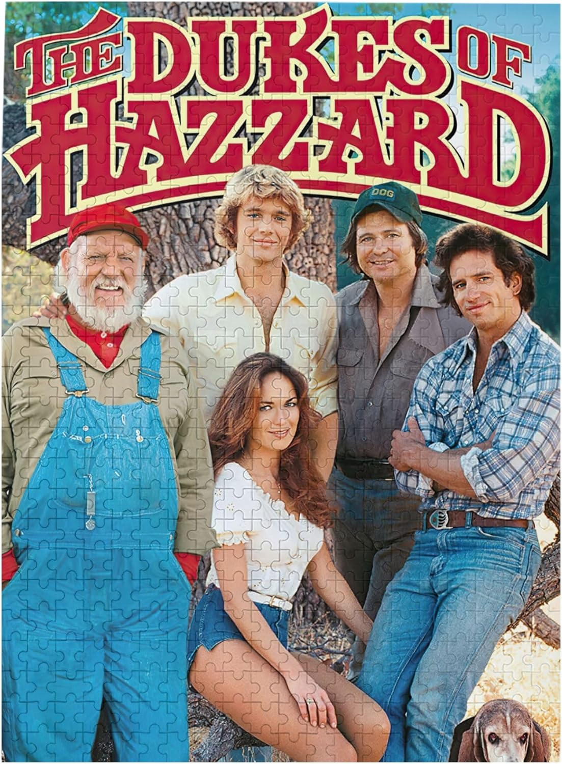 The Action Dukes Comedy of TV Hazzard – Rompecabezas casual divertido de 500 piezas para adultos, juegos, rompecabezas de madera de 500 piezas con