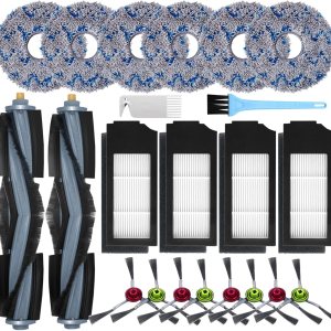 GYLBF Kit de accesorios para Ecovacs Deebot X1 Omni  T10 Omni, piezas de repuesto para aspiradora Ecovacs Deebot X1 Turbo, 2 cepillos principales, 4 GYLBF Kit de accesorios para Ecovacs Deebot X1 Omni  T10 Omni, piezas de repuesto para aspiradora Ecovacs Deebot X1 Turbo, 2 cepillos principales, 4