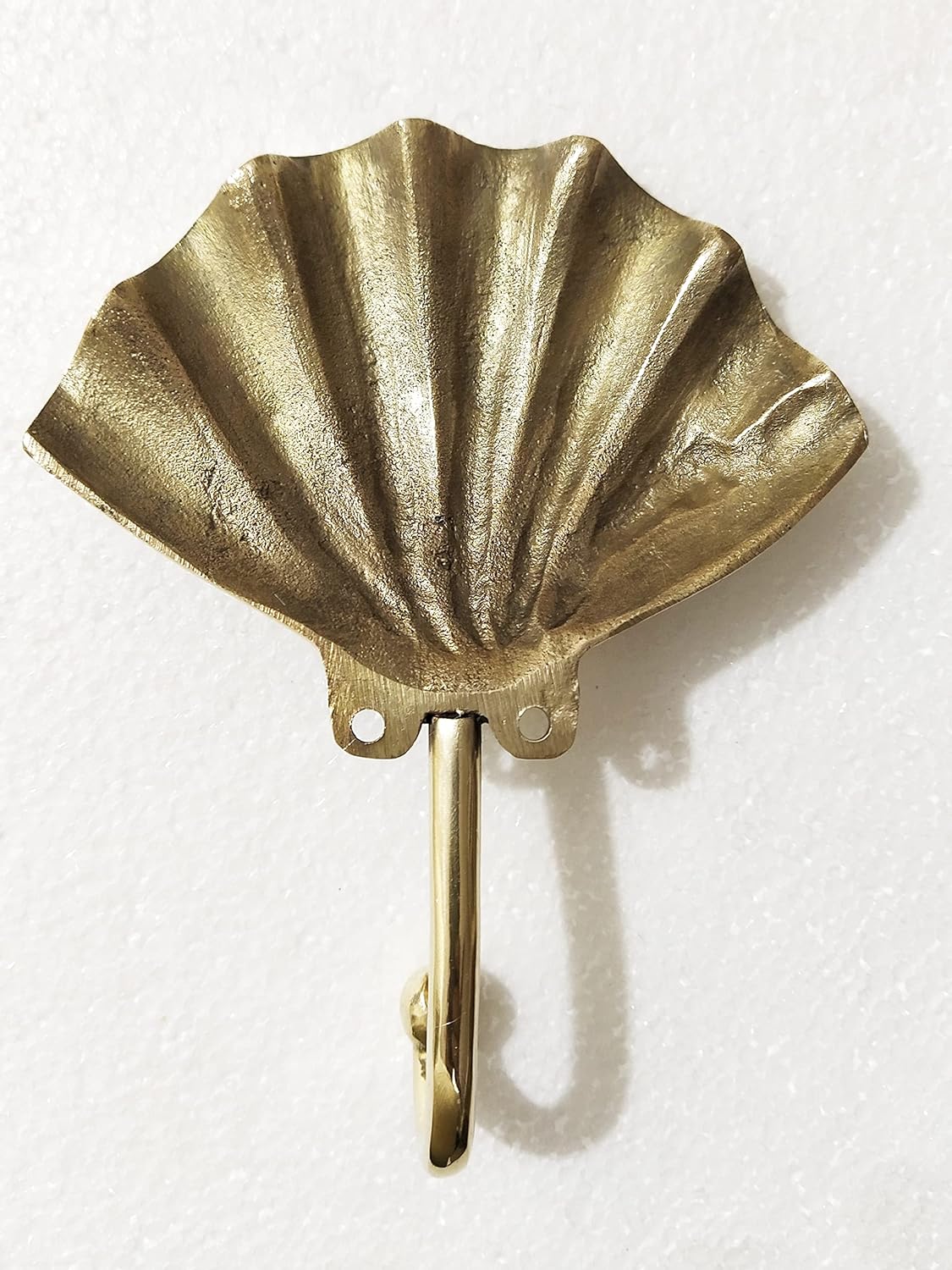INDIAART12 – Ganchos de latón para montaje en pared, 2 piezas, escultura, único, un excelente artículo para el hogar  Oficina  Artículo decorativo