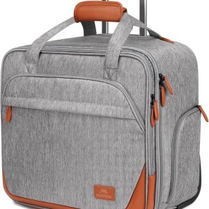 MATEIN Bolsa con ruedas para laptop para hombres y mujeres, maletín grande con ruedas para portátiles de 17 pulgadas, resistente al agua, para MATEIN Bolsa con ruedas para laptop para hombres y mujeres, maletín grande con ruedas para portátiles de 17 pulgadas, resistente al agua, para