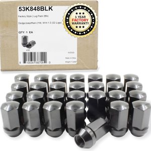 Wheel Accessories Parts Tuerca de llanta estilo OEM 32 unidades 0.551 in 1.5 negro 78 0.866 in hexagonal M14 x 1.5 para Ram 3500 Wheel Accessories Parts Tuerca de llanta estilo OEM 32 unidades 0.551 in 1.5 negro 78 0.866 in hexagonal M14 x 1.5 para Ram 3500