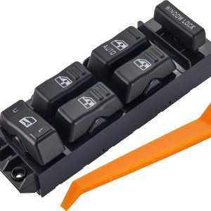 Interruptor de ventana eléctrica para Chevy Avalanche 1500 HD 2500 HD 3500 Suburban Tahoe 2001-2002, GMC Sierra Yukon Cadillac Escalade. Interruptor Interruptor de ventana eléctrica para Chevy Avalanche 1500 HD 2500 HD 3500 Suburban Tahoe 2001-2002, GMC Sierra Yukon Cadillac Escalade. Interruptor