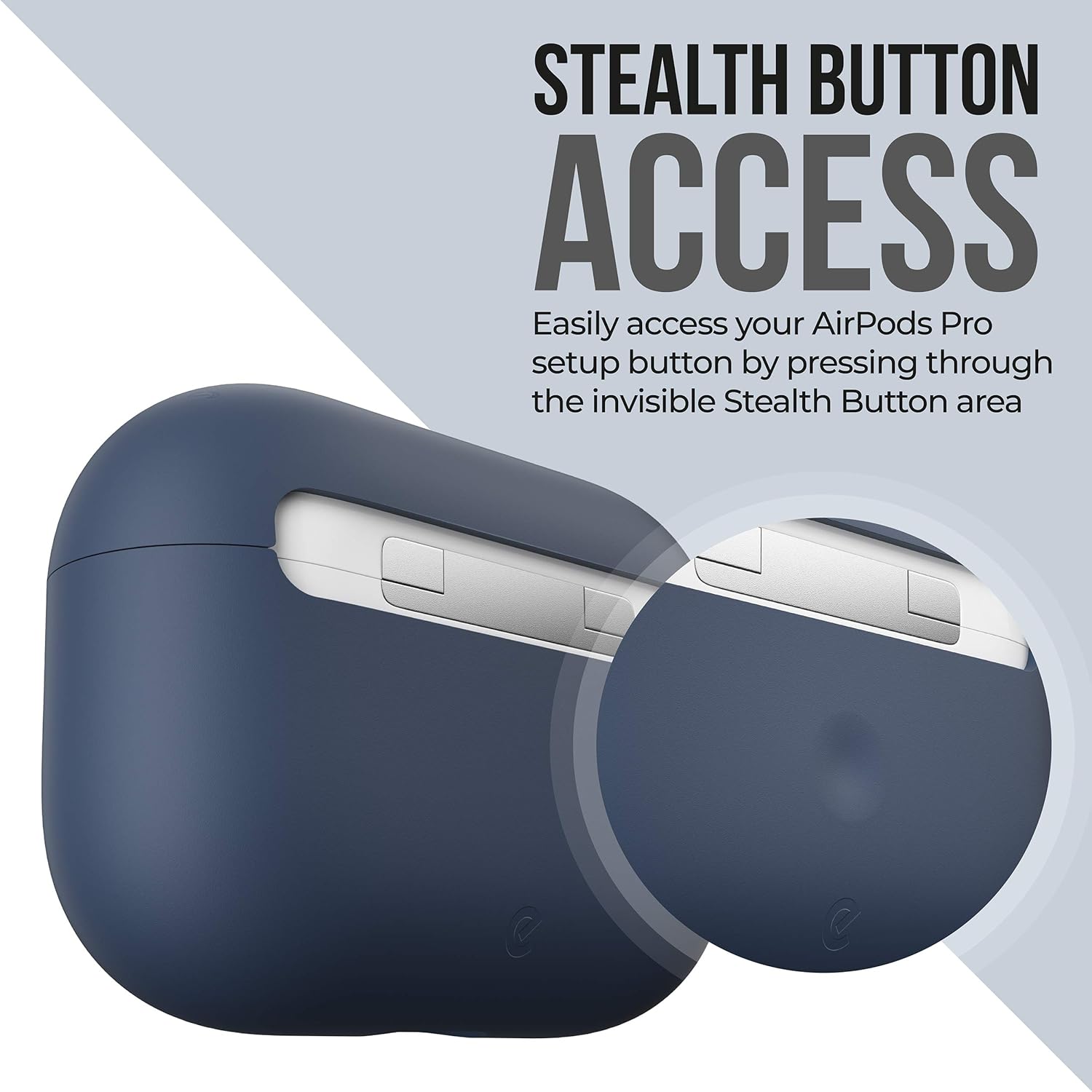 KeyBudz Carcasa rígida híbrida para Apple AirPods Pro