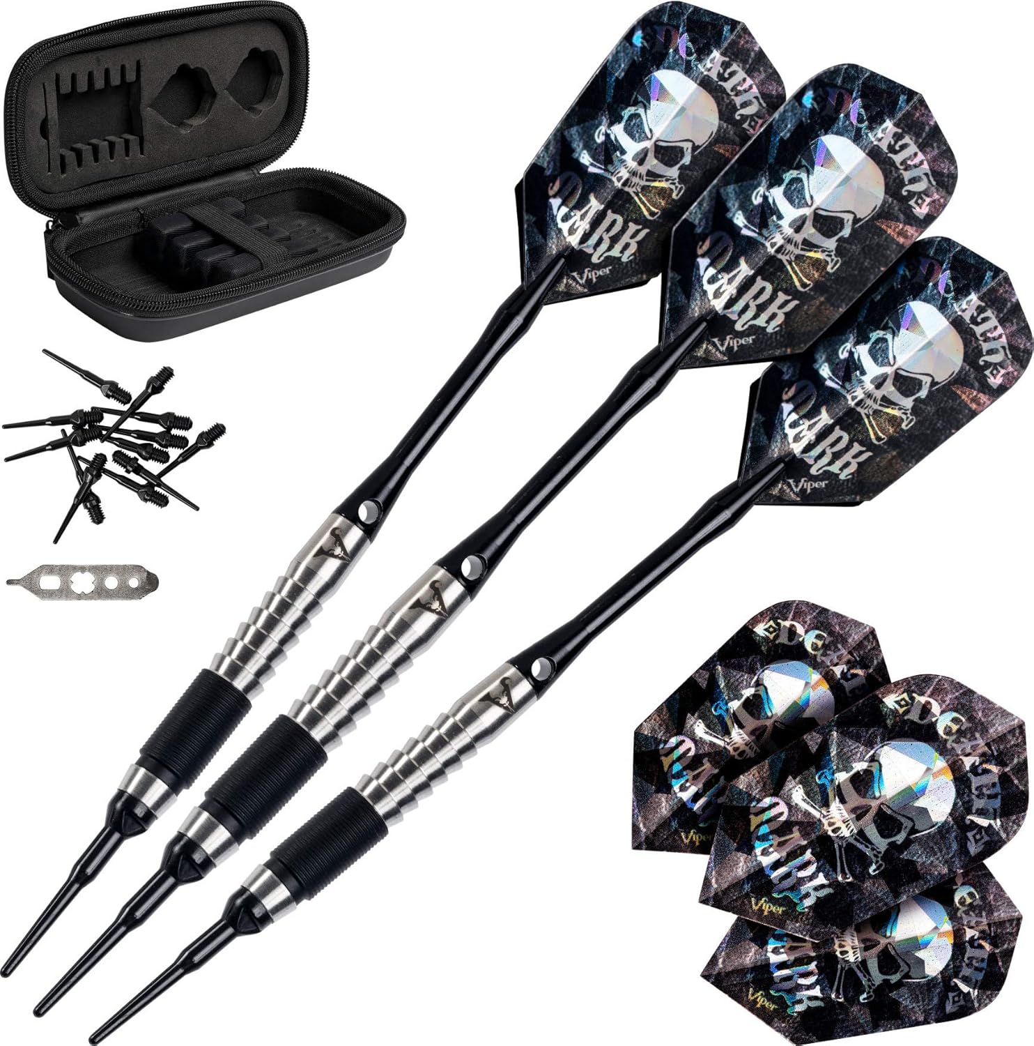 Viper Desperado – Dardos de punta suave (80% tungsteno, con estuche de almacenamientoviaje)