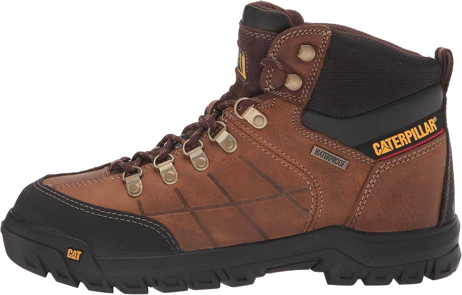CAT – Botas de trabajo impermeables con punta de acero para hombre