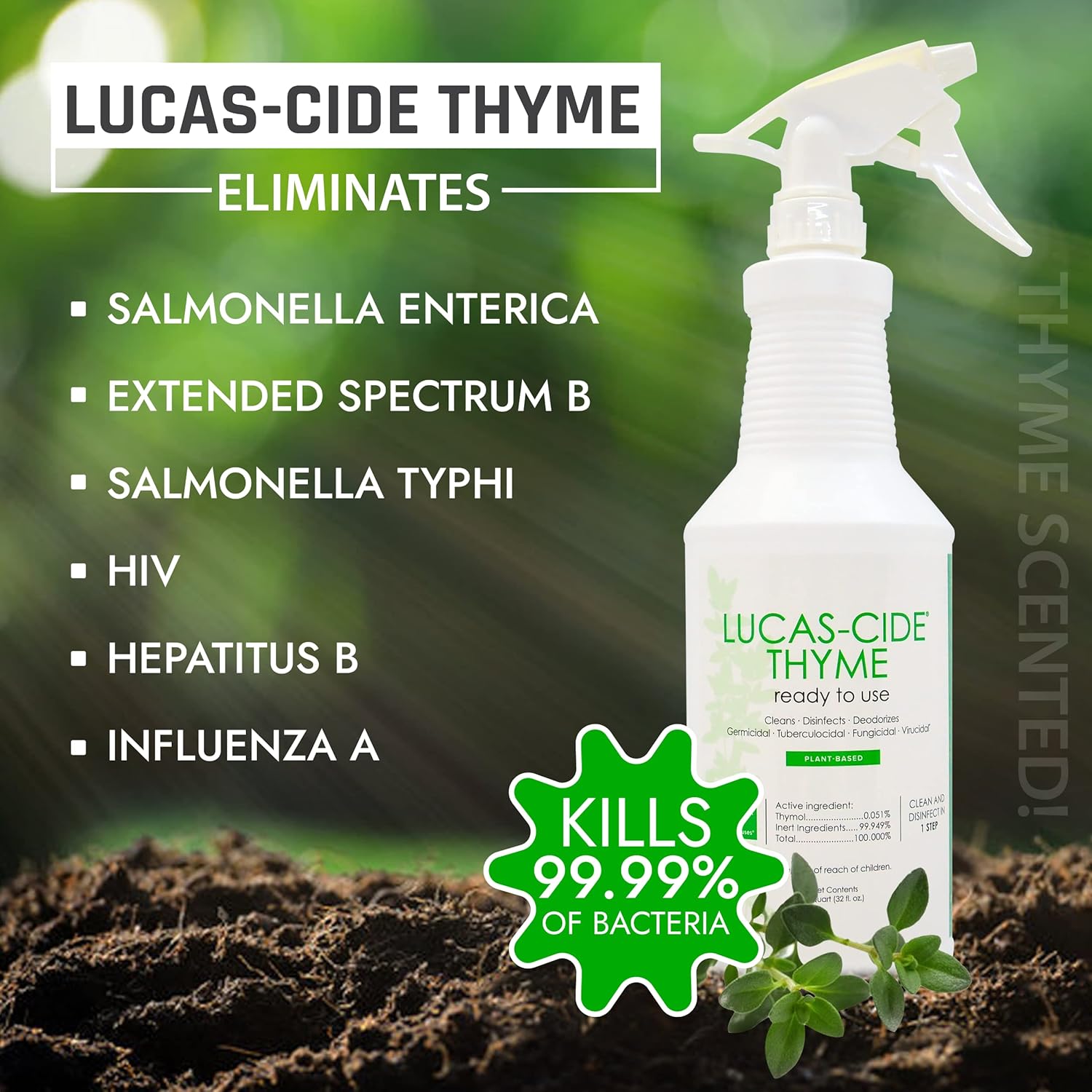 Limpiador multiusos listo para usar, suministros de limpieza esenciales para el hogar para la higiene diaria, spray desinfectante con aroma a