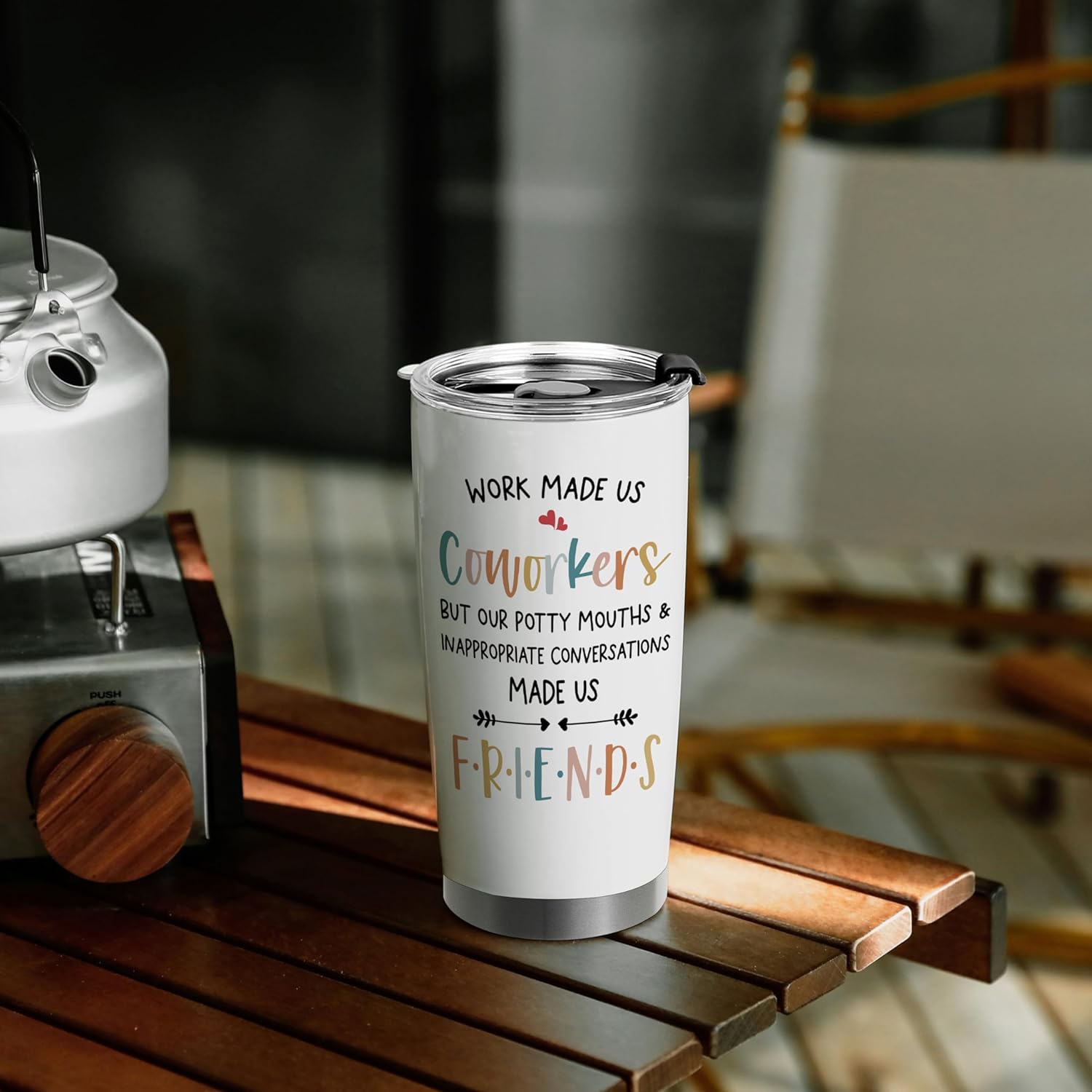 Regalos de trabajo para mujeres, vaso de acero inoxidable de 20 onzas para el trabajo, mejor amiga, regalos de cumpleaños para mejores amigas,