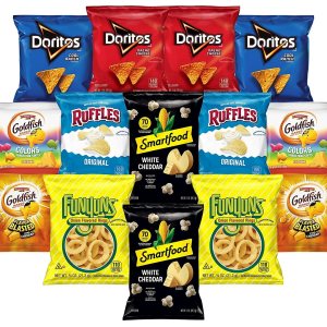 Hot Snacks – Papas fritas con volantes, doritos, Funyuns, Smartfood Popcorn & Goldfish sabores Bolsas de tamaño individual Clásico, Cheddar, Ranch Hot Snacks – Papas fritas con volantes, doritos, Funyuns, Smartfood Popcorn & Goldfish sabores Bolsas de tamaño individual Clásico, Cheddar, Ranch