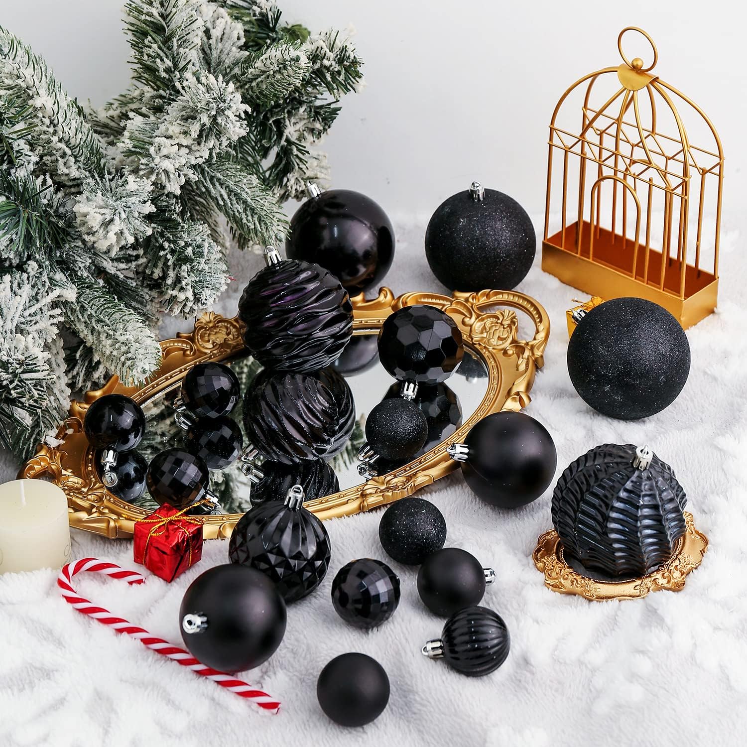 XmasExp – Bolas de Navidad para colgar (34 unidades, irrompibles)