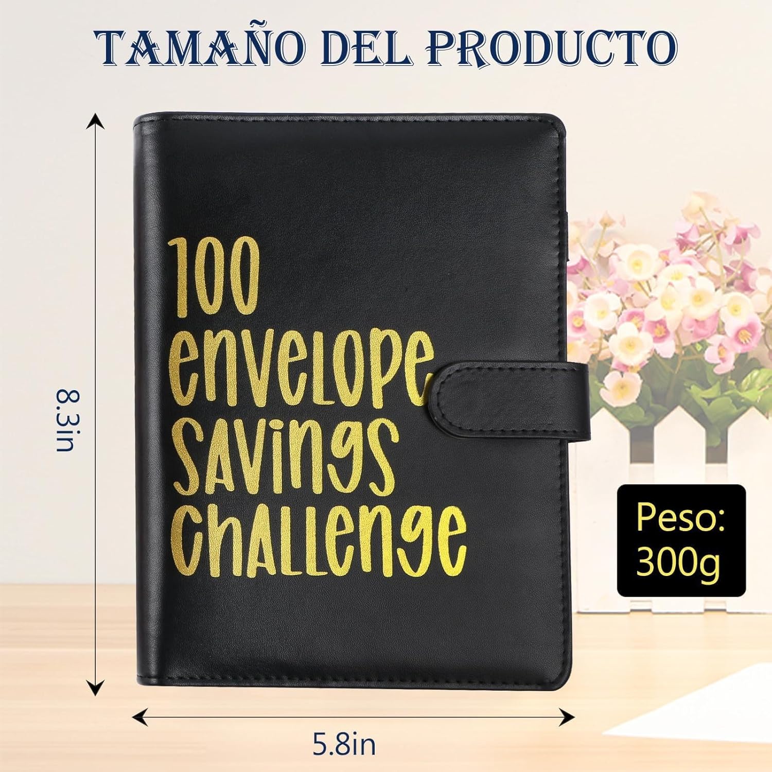 5050 sobres desafío de ahorro de dinero, mini carpeta desafío de ahorro, carpeta de desafío de ahorro de dinero, libro de desafíos de ahorro con