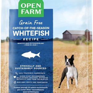 Open Farm Catch-of-The-Season – Alimento seco para perros sin granos, receta de pescado capturado de forma sostenible con superalimentos sin OMG y Open Farm Catch-of-The-Season – Alimento seco para perros sin granos, receta de pescado capturado de forma sostenible con superalimentos sin OMG y