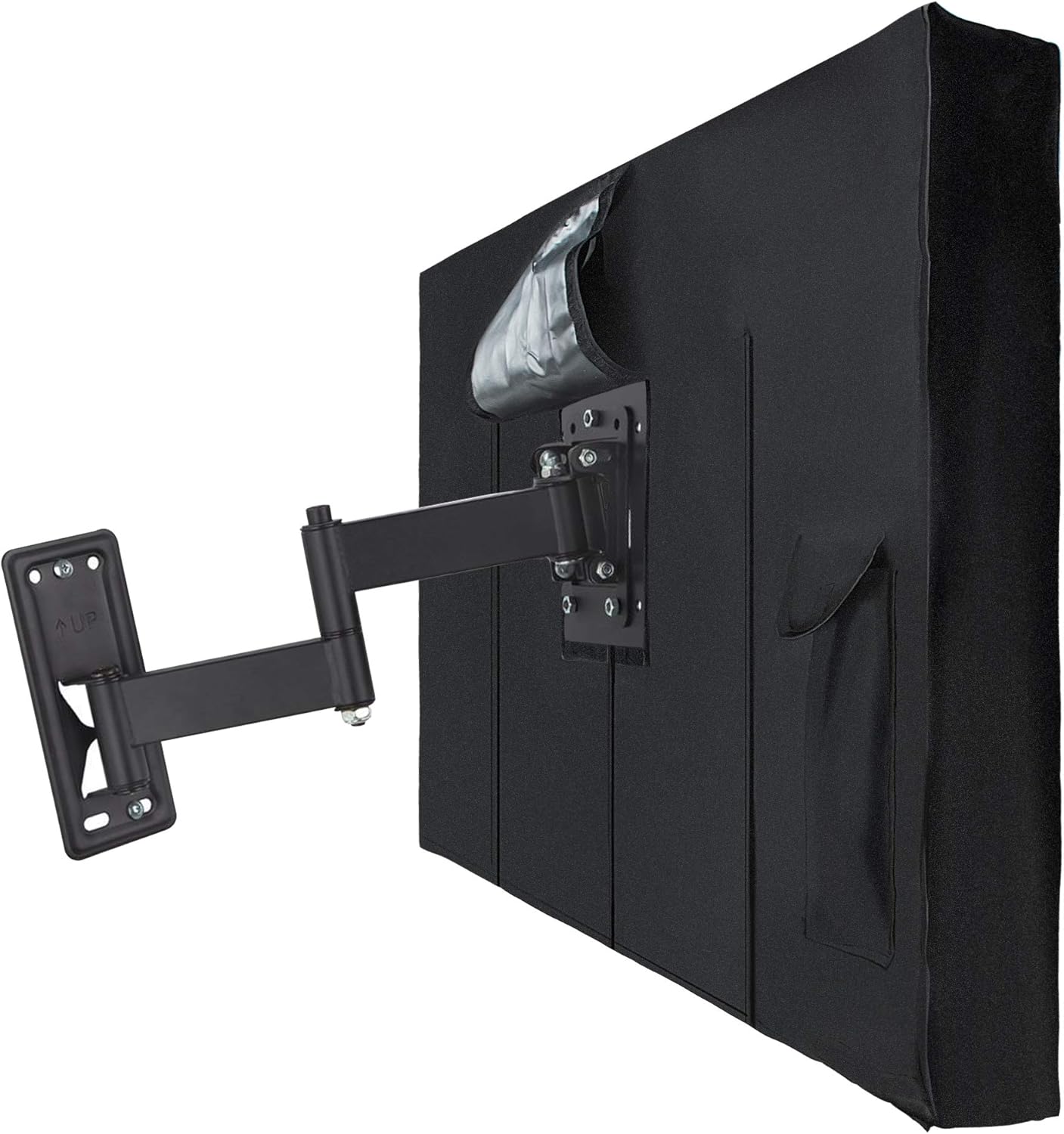 NEXCOVER Funda de TV para exteriores, protector de pantalla de TV de 52 a 55 pulgadas, lona 600D, material resistente al agua, resistente a la