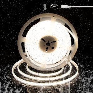 PAUTIX COB – Tira de luz LED IP67 impermeable de 20 pies20.0 ft, 4000 K blanco natural 2928 LED CRI90+ 24V súper brillante, tira de luz LED de PAUTIX COB – Tira de luz LED IP67 impermeable de 20 pies20.0 ft, 4000 K blanco natural 2928 LED CRI90+ 24V súper brillante, tira de luz LED de