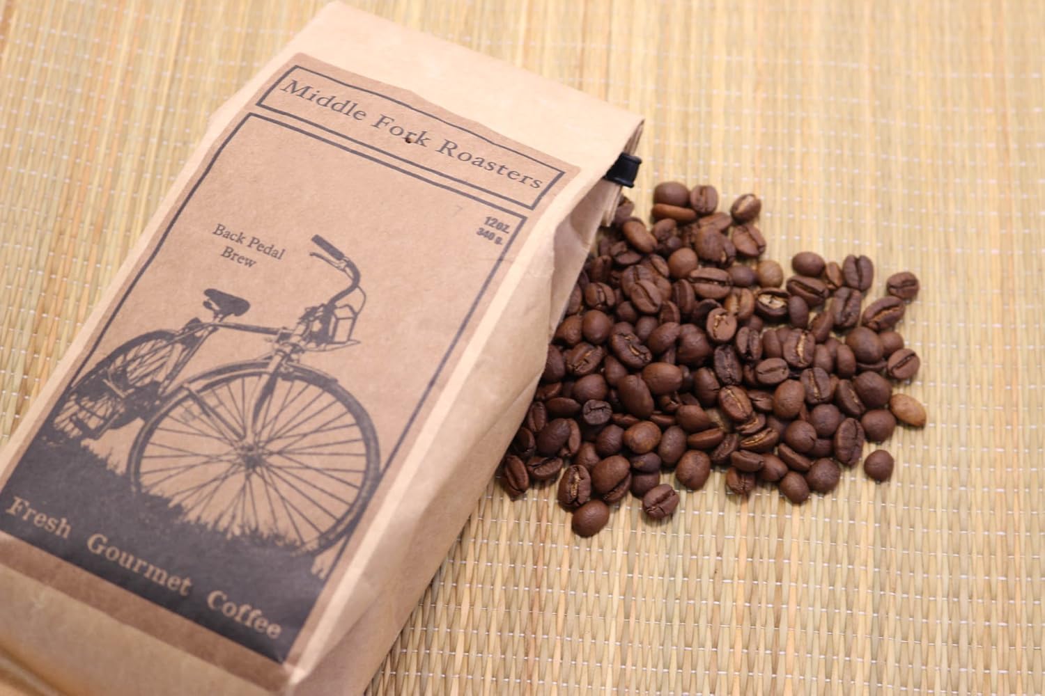 Middle Fork Back Pedal Brew  Café de grano entero de tostado medio, paquete de 2  Tostado en Seattle