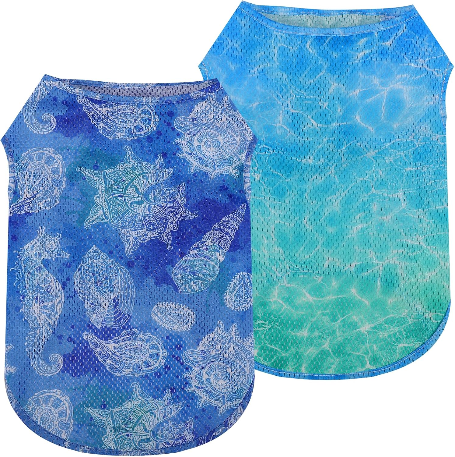 Paquete de 2 camisas para perros X pequeños  Lindo cachorro de secado rápido fresco chaleco camiseta verano sin mangas ropa de perro camisas ligeras