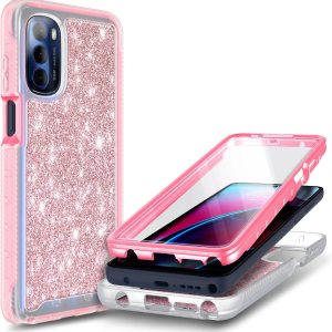 NZND Funda compatible con Moto G Stylus 5G 2022 no compatible con 4G con protector de pantalla integrado, funda protectora de cuerpo completo a NZND Funda compatible con Moto G Stylus 5G 2022 no compatible con 4G con protector de pantalla integrado, funda protectora de cuerpo completo a