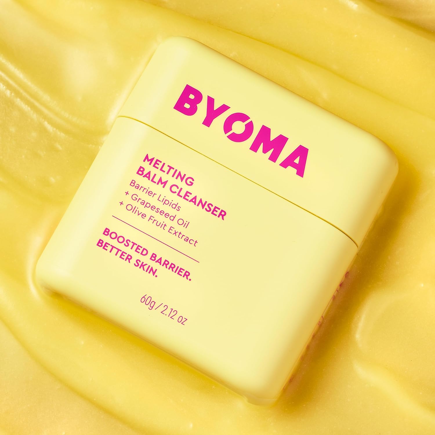 BYOMA Limpiador facial de bálsamo derretido, bálsamo limpiador suave para reparación de barreras cutáneas, lavado facial de triple ceramida para