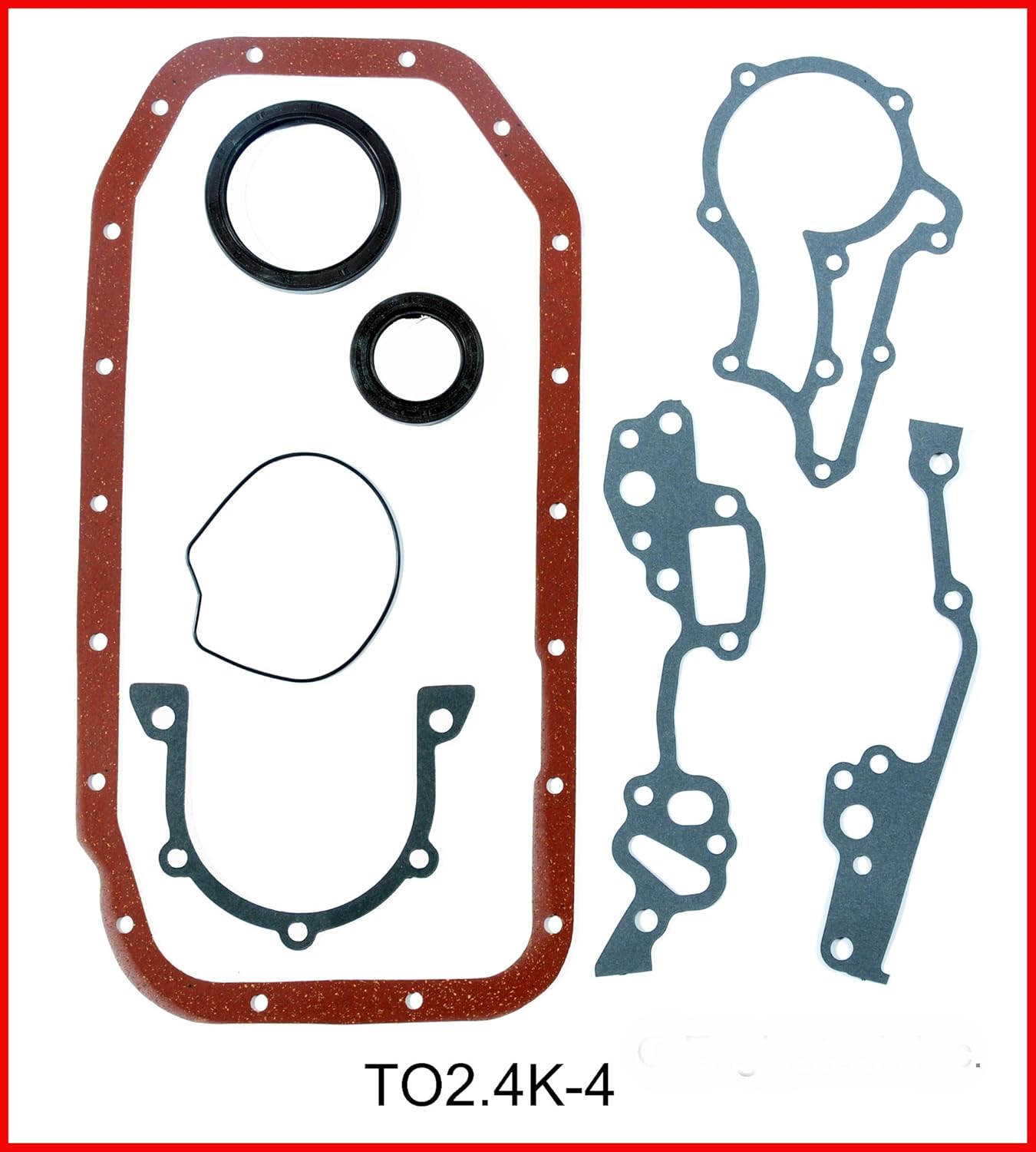 Kit de reconstrucción de reconstrucción del motor Compatible con 1983-1984 Toyota Truck 4Runner 2.4L SOHC 22R 22RE