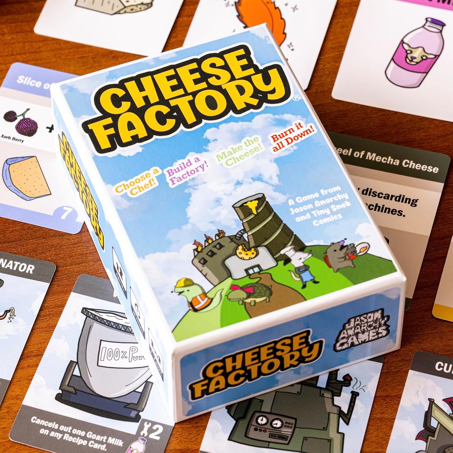 Juego de cartas Cheese Factory