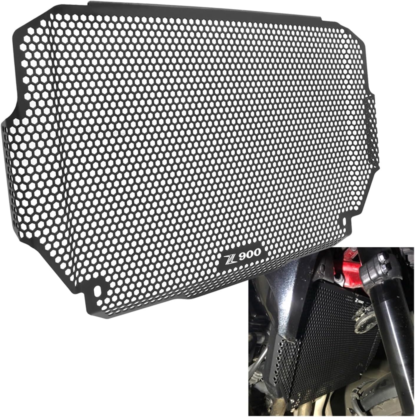 HRTLSS Radiator Grille Grill Protective Guard Cover Stainless Steel Protector Motorcycle Accessories for Kawasa-&ki Z900 Z 900 2017-2021 Motorcycle
