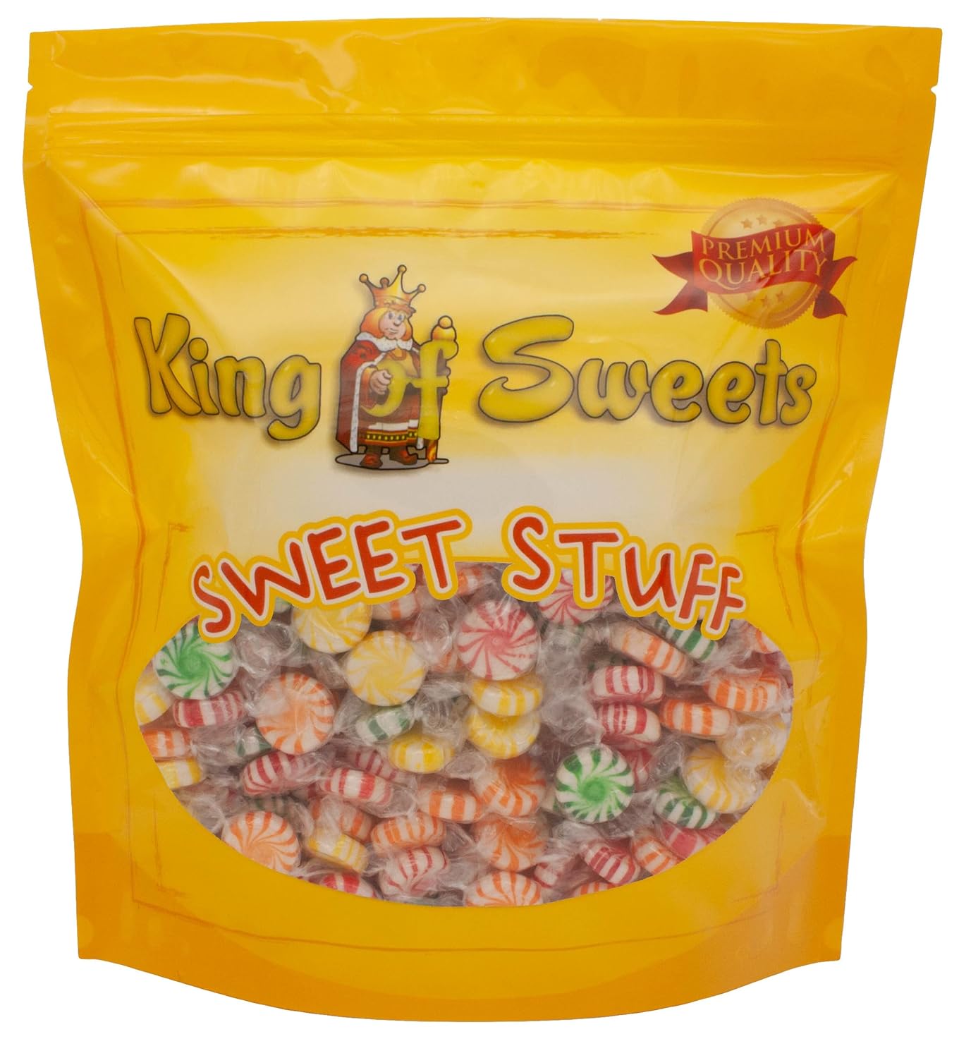 Columbia – Surtido de frutas Starlight  5 libras  Dulces envueltos individualmente  Bolsa de King Of Sweets a granel  Paquete resellable  Mezcla de