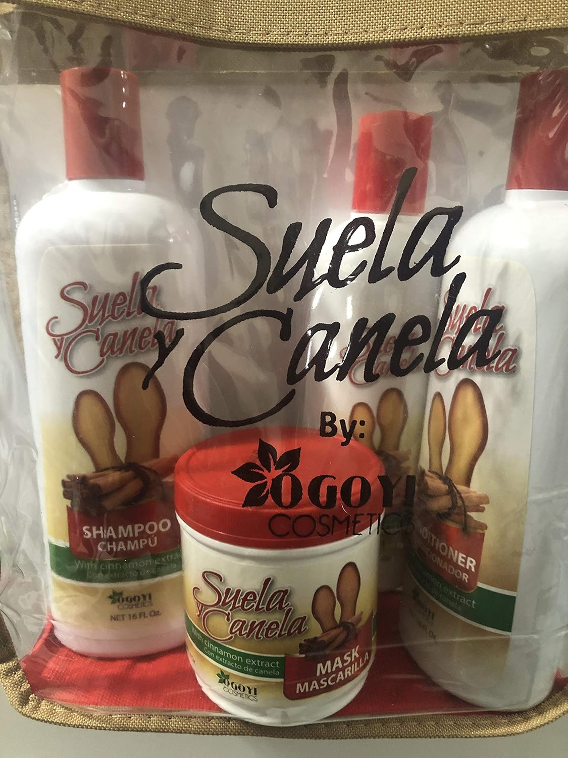 Kit Cabello 4 piezas ChampúAcondicionadorDejarMáscara