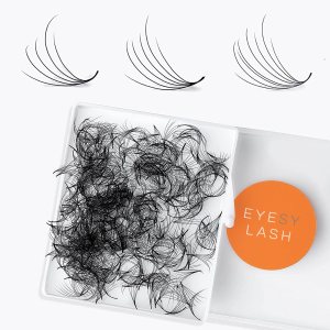 Eyesy Lash 500 extensiones de pestañas Camellia 5D 0.07 Tamaño 7-0.354-0.433 in Curl D Pestañas de volumen americano múltiples longitudes Eyesy Lash 500 extensiones de pestañas Camellia 5D 0.07 Tamaño 7-0.354-0.433 in Curl D Pestañas de volumen americano múltiples longitudes