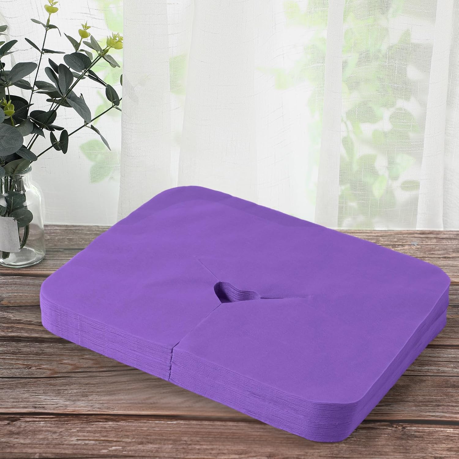 100 fundas desechables para cuna facial, fundas para reposacabezas de masaje, mesas de masaje y sillas de masaje, cama de salón de belleza, spa, 12